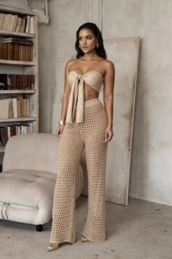 Sand Rio Two Piece Set -Lady Clothing Store PRODUCT FEB132023 CROCHET 248