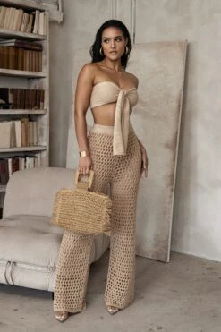 Sand Rio Two Piece Set -Lady Clothing Store PRODUCT FEB132023 CROCHET 252