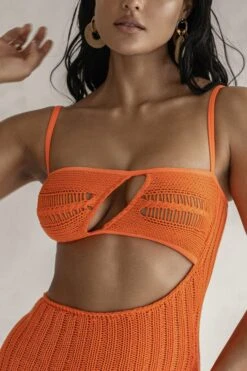 Orange Coastal Escape Dress 23 Orange Coastal Escape Dress -Lady Clothing Store PRODUCT FEB132023 CROCHET 4
