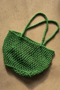 Green Sun Seeker Hallow Out Tote Bag