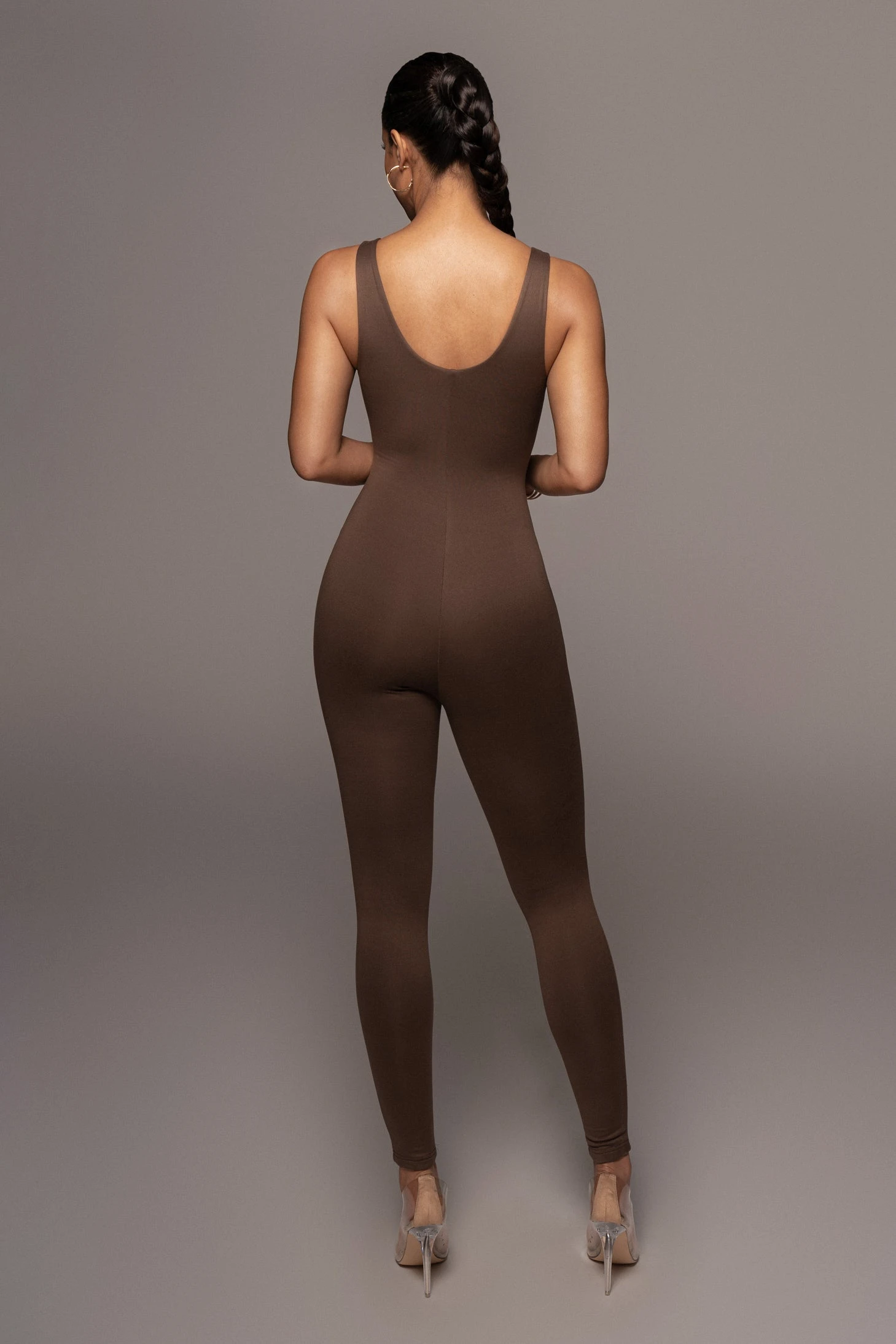 Chocolate Alo Double Layer Jumpsuit 9 Chocolate Alo Double Layer Jumpsuit - Image 7