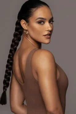 Pecan Alo Double Layer Jumpsuit -Lady Clothing Store PRODUCT FEB252022 196