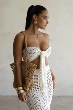 Ivory Caribbean Skies Skirt Set 20 Ivory Caribbean Skies Skirt Set -Lady Clothing Store PRODUCT FEB282023 CROCHET2 199