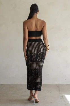 Black Caribbean Skies Skirt Set -Lady Clothing Store PRODUCT FEB282023 CROCHET2 224