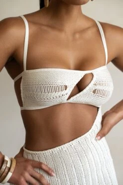 Off White Coastal Escape Dress 16 Off White Coastal Escape Dress -Lady Clothing Store PRODUCT FEB282023 CROCHET2 23