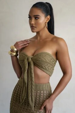 Olive Caribbean Skies Skirt Set -Lady Clothing Store PRODUCT FEB282023 CROCHET2 7