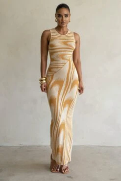 Yellow Chasing Dawn Maxi Dress