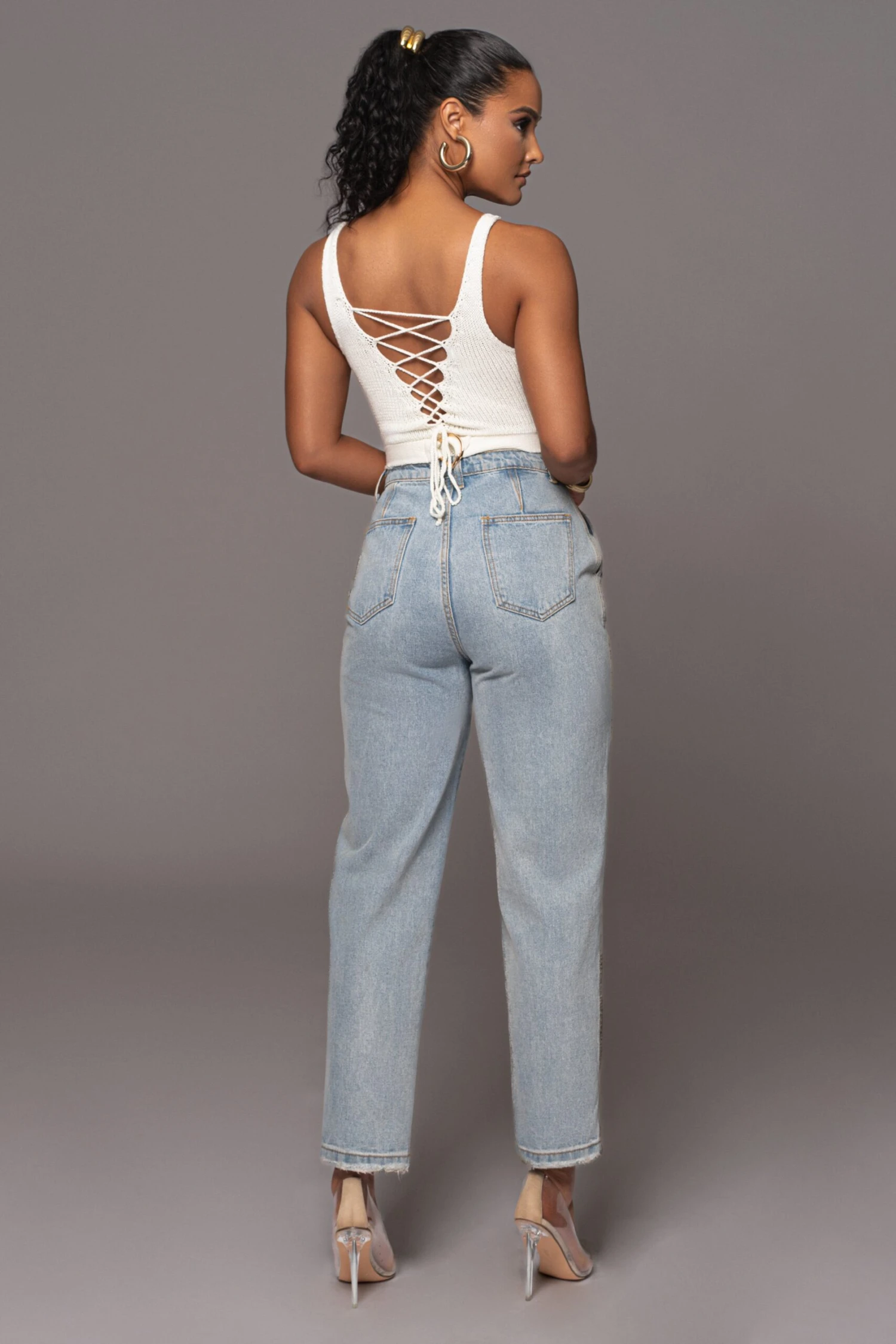 Ivory Juliette Knit Belted One Piece 15 Ivory Juliette Knit Belted One Piece - Image 13