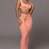 Peach Nikole Ribbed Skirt Set -Lady Clothing Store PRODUCT JAN192023 27