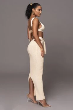 Ivory Nikole Ribbed Skirt Set -Lady Clothing Store PRODUCT JAN192023 42