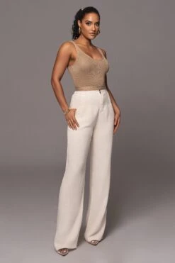 Taupe Juliette Knit Belted One Piece -Lady Clothing Store PRODUCT JAN192023 86