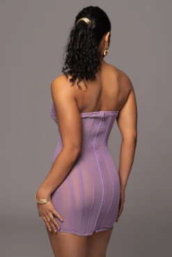 Purple Unapologetic Mini Dress -Lady Clothing Store PRODUCT JAN192023 VDAY 3