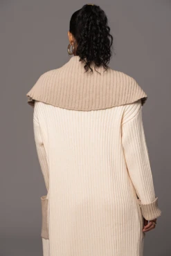 Ivory Carmela Rib Knit Cardigan -Lady Clothing Store PRODUCT JAN192023 VDAY 30