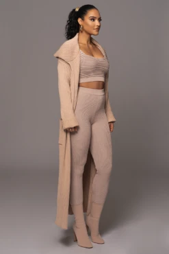 Tan Carmela Rib Knit Cardigan 23 Tan Carmela Rib Knit Cardigan -Lady Clothing Store PRODUCT JAN192023 VDAY 58 9a648369 8f25 4105 a77b ccb728ed66a3