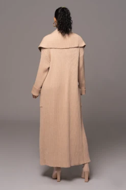 Tan Carmela Rib Knit Cardigan 27 Tan Carmela Rib Knit Cardigan -Lady Clothing Store PRODUCT JAN192023 VDAY 60
