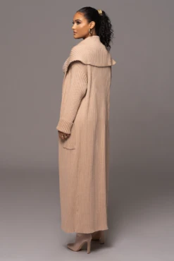 Tan Carmela Rib Knit Cardigan 25 Tan Carmela Rib Knit Cardigan -Lady Clothing Store PRODUCT JAN192023 VDAY 61