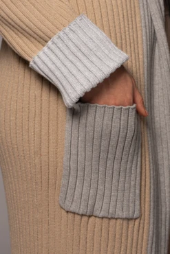 Sand Carmela Rib Knit Cardigan -Lady Clothing Store PRODUCT JAN192023 VDAY 82