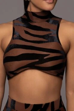 Pecan Never Phased Crop Top -Lady Clothing Store PRODUCT JAN252023 NEWARRIVALS 195