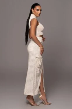 Buttercream Clean Lines Cargo Skirt -Lady Clothing Store PRODUCT JAN252023 NEWARRIVALS 207