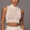 Ivory Barely There Turtleneck Top -Lady Clothing Store PRODUCT JAN252023 NEWARRIVALS 213