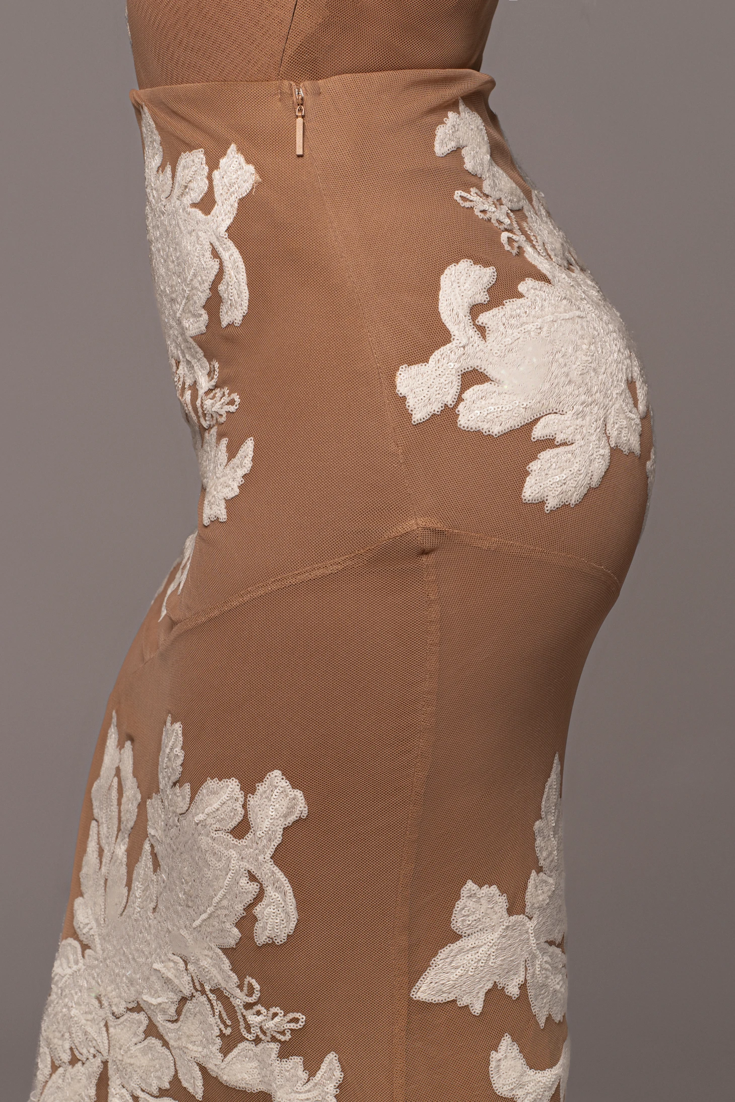 White Edena Embroidered Midi Skirt 14 White Edena Embroidered Midi Skirt - Image 12