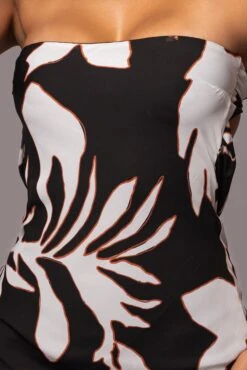 Ivory Floral Break Free Strapless Maxi Dress -Lady Clothing Store PRODUCT JUL112023 CHIFFON 10