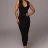 Black Never Better Midi Dress