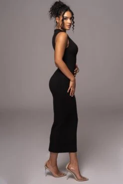 Black Never Better Midi Dress -Lady Clothing Store PRODUCT JUL112023 CHIFFON 121