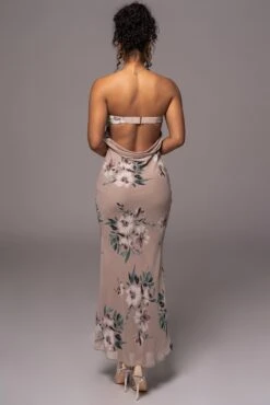 Purple Floral Break Free Strapless Maxi Dress -Lady Clothing Store PRODUCT JUL112023 CHIFFON 15