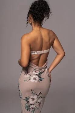 Purple Floral Break Free Strapless Maxi Dress -Lady Clothing Store PRODUCT JUL112023 CHIFFON 16