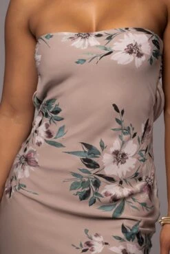 Purple Floral Break Free Strapless Maxi Dress -Lady Clothing Store PRODUCT JUL112023 CHIFFON 19