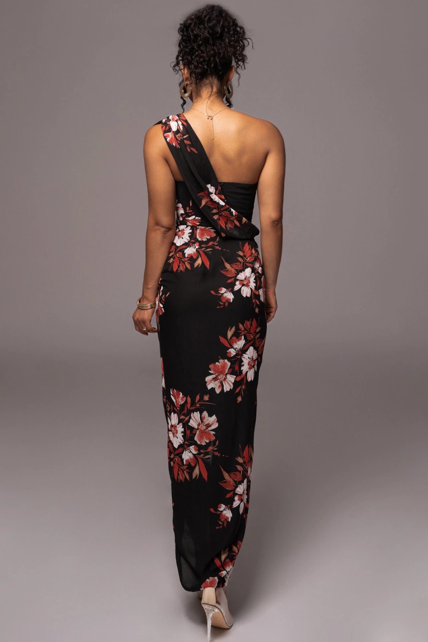 Red Floral Dream Chiffon Dress 14 Red Floral Dream Chiffon Dress - Image 12