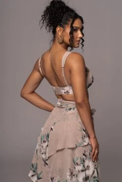 Purple Floral Printed Love Two-Piece Set -Lady Clothing Store PRODUCT JUL112023 CHIFFON 72