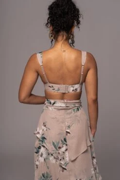 Purple Floral Printed Love Two-Piece Set -Lady Clothing Store PRODUCT JUL112023 CHIFFON 73