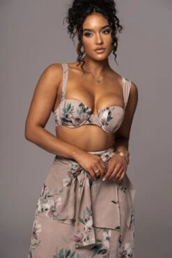 Purple Floral Printed Love Two-Piece Set -Lady Clothing Store PRODUCT JUL112023 CHIFFON 77