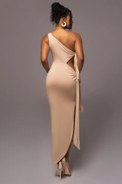 Tan Out Of Mind One Shoulder Dress 20 Tan Out Of Mind One Shoulder Dress -Lady Clothing Store PRODUCT JUL112023 NEWARRIVALS 102