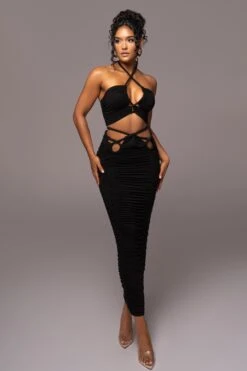 Black Go The Distance Skirt Set -Lady Clothing Store PRODUCT JUL112023 NEWARRIVALS 136