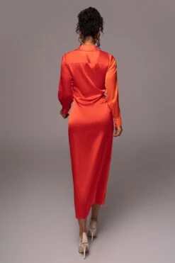 Pink Color Block Satin Midi Dress -Lady Clothing Store PRODUCT JUL112023 NEWARRIVALS 151