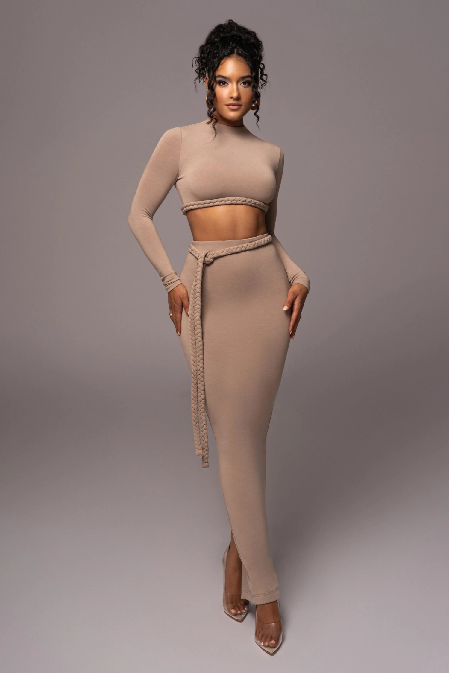 Beige City Love Two-Piece Skirt Set 6 Beige City Love Two-Piece Skirt Set - Image 4