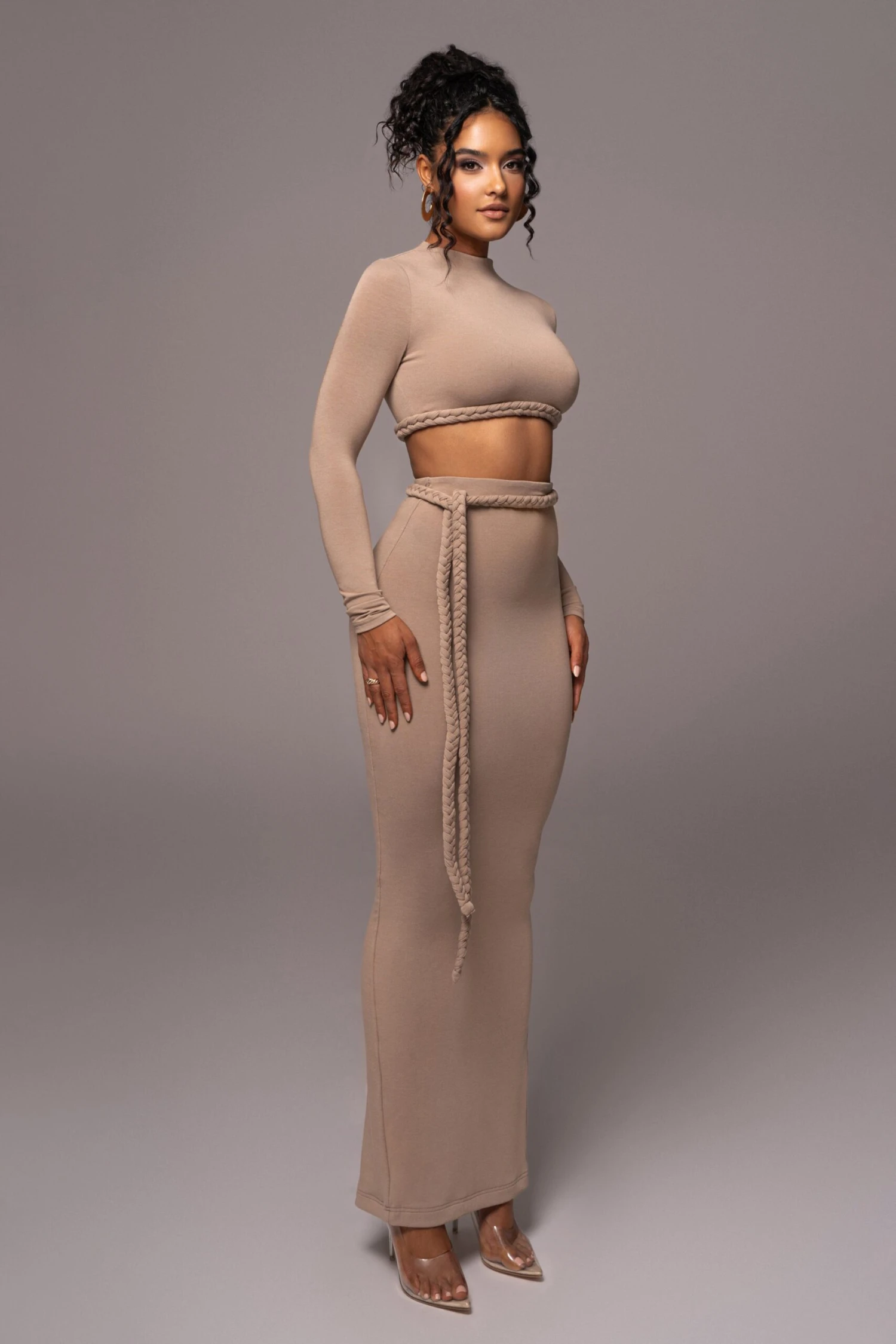 Beige City Love Two-Piece Skirt Set 8 Beige City Love Two-Piece Skirt Set - Image 6