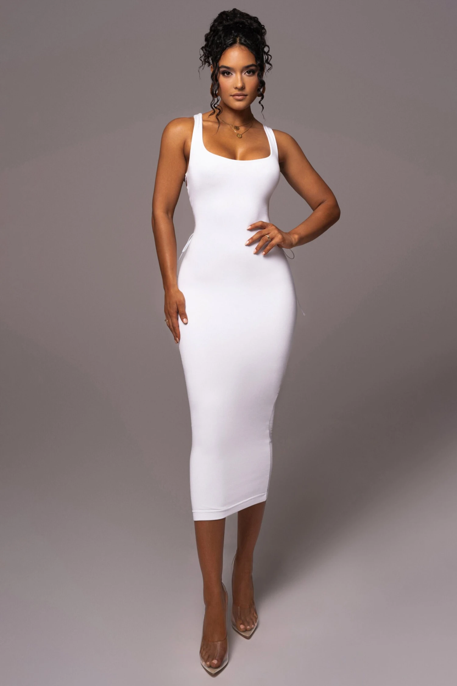 Ivory Late Nights Midi Dress 5 Ivory Late Nights Midi Dress - Image 3