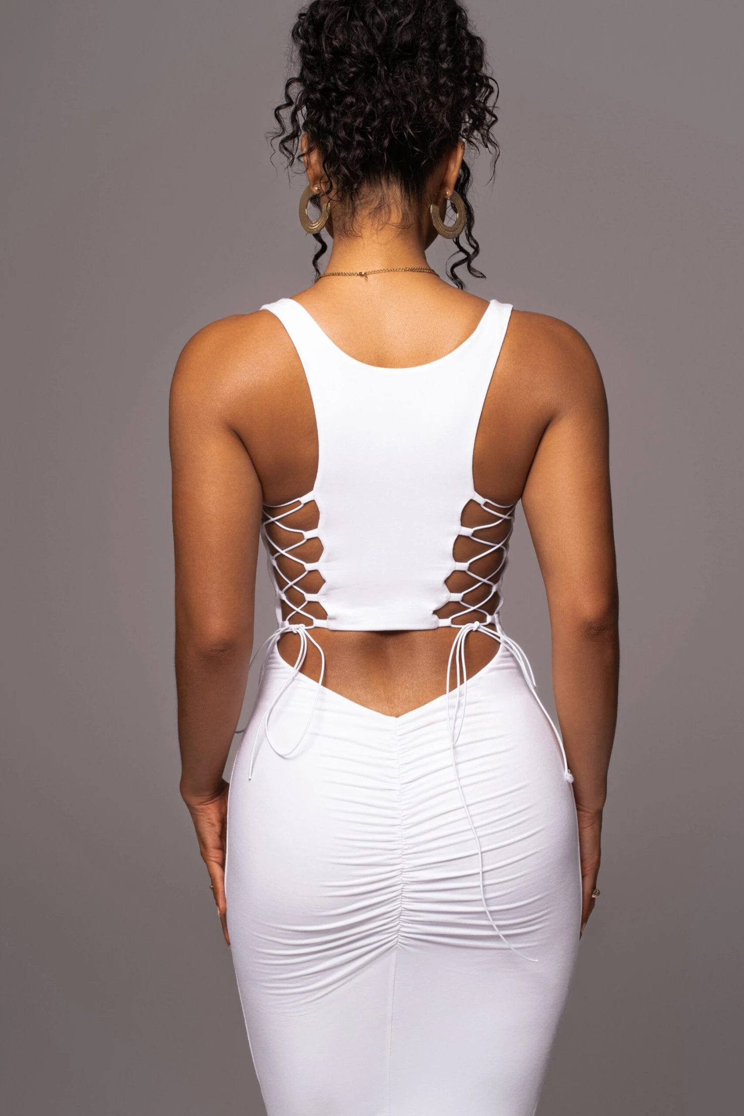 Ivory Late Nights Midi Dress 4 Ivory Late Nights Midi Dress - Image 2