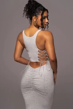 Grey Late Nights Midi Dress 22 Grey Late Nights Midi Dress -Lady Clothing Store PRODUCT JUL112023 NEWARRIVALS 54