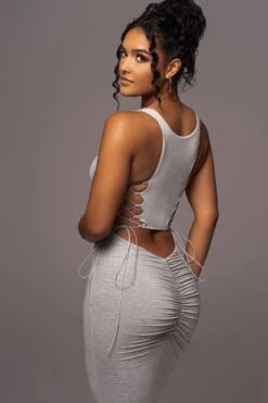 Grey Late Nights Midi Dress 18 Grey Late Nights Midi Dress -Lady Clothing Store PRODUCT JUL112023 NEWARRIVALS 56