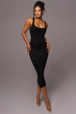 Black Late Nights Midi Dress 16 Black Late Nights Midi Dress -Lady Clothing Store PRODUCT JUL112023 NEWARRIVALS 60