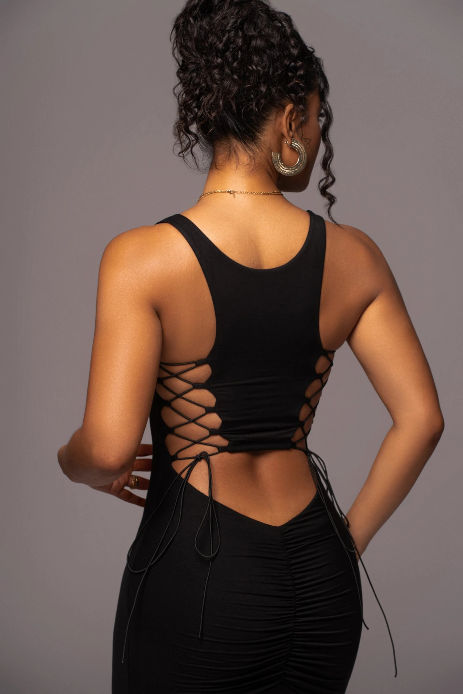 Black Late Nights Midi Dress 11 Black Late Nights Midi Dress - Image 9