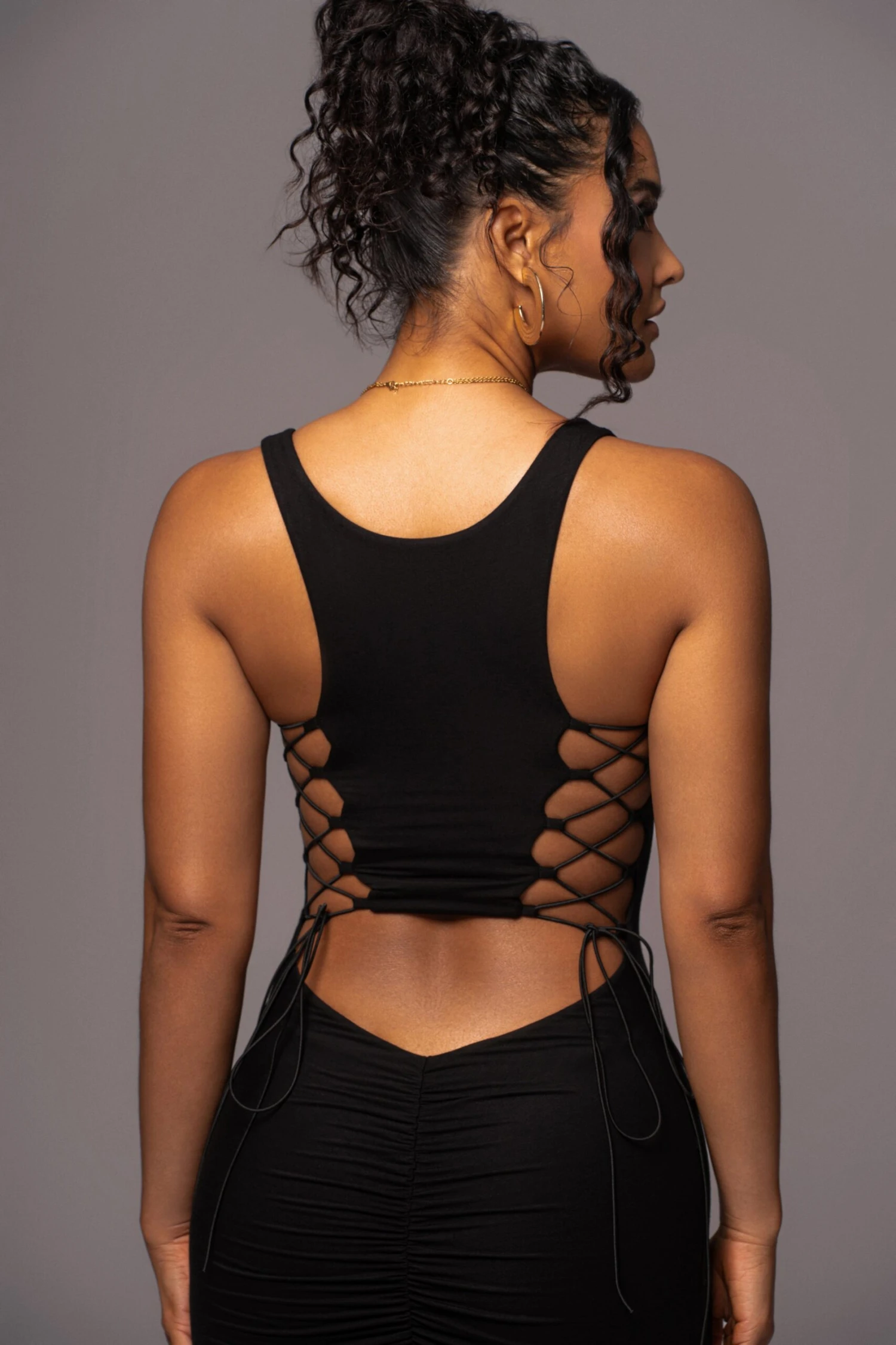 Black Late Nights Midi Dress 4 Black Late Nights Midi Dress - Image 2