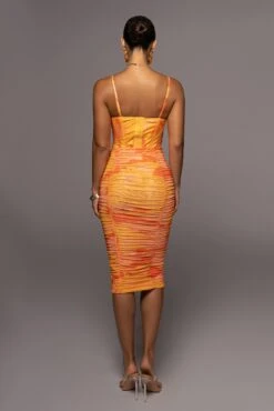 Orange Costa Rica Floral Skirt 17 Orange Costa Rica Floral Skirt -Lady Clothing Store PRODUCT JUL132022 53