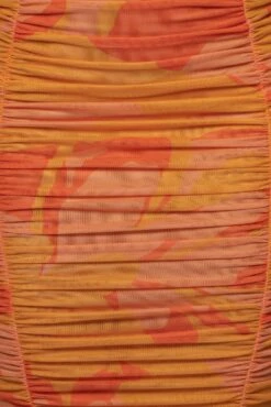 Orange Costa Rica Floral Skirt 19 Orange Costa Rica Floral Skirt -Lady Clothing Store PRODUCT JUL132022 61