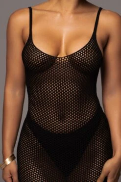 Black Almost Paradise Netted Maxi Dress -Lady Clothing Store PRODUCT JUL132023 ASAPMISSING 13